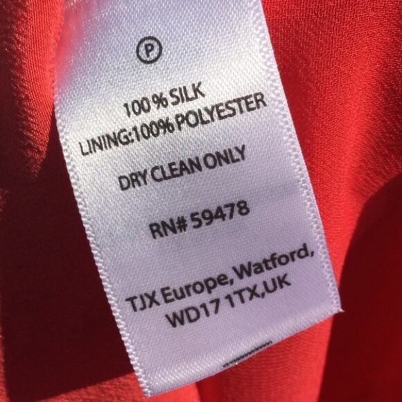 Cynthia Rowley 100% Silk Hot Pink Shift Dress Size 12 Wedding Dress - Picture 9 of 14